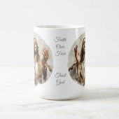 Christliche Tasse, Jesus, Glaube über Angst, Vertr Kaffeetasse (Mittel)