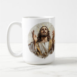 Christliche Tasse, Jesus, Glaube über Angst, Vertr Kaffeetasse