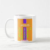 Christliche Tasse mit Jesus ist für immer (Links)
