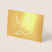 Christliche Taube Folienkarte (Vorderseite)