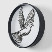 Christliche Tauben-Wanduhr Uhr (Winkel)