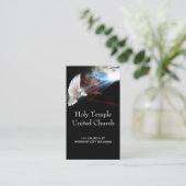 Christliche Taubkirchenkarte Visitenkarte (Stehend Vorderseite)