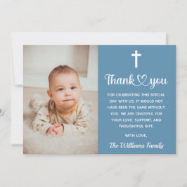 Christliche Taufe Christening Communion Religious Dankeskarte