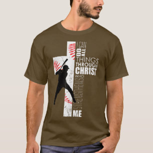 Christliche Teenager Kinder Baseball Philippinen 4 T-Shirt