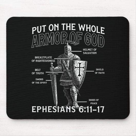 Christliche Tempelritter Mittelalterliche Ritterrü Mousepad (Vorne)
