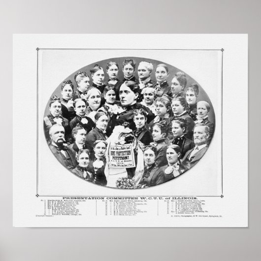 Christliche Temperance-Gewerkschaft der Frauen in  Poster (Vorne)