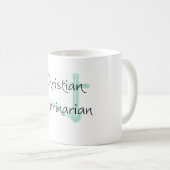 Christliche tierärztliche Schale Kaffeetasse (VorderseiteRechts)
