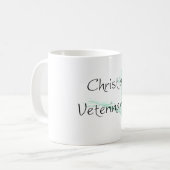 Christliche tierärztliche Schale Kaffeetasse (Vorderseite Links)