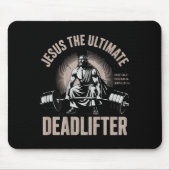 Christliche Trainingsgymnastik Jesus, der Deadlift Mousepad (Vorne)