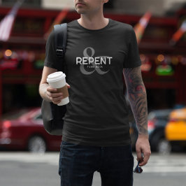 Christliche Typografie rückgängig machen und zurüc T-Shirt