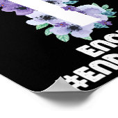 christliche Überdosierung Lila Überdosierung Poster (Ecke)