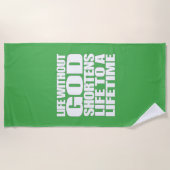 Christliche und Biokultur Strandtuch (Vorderseite)