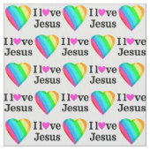 CHRISTLICHE UND RELIGIÖSE I LIEBE JESUS STOFF (Nahaufnahme)