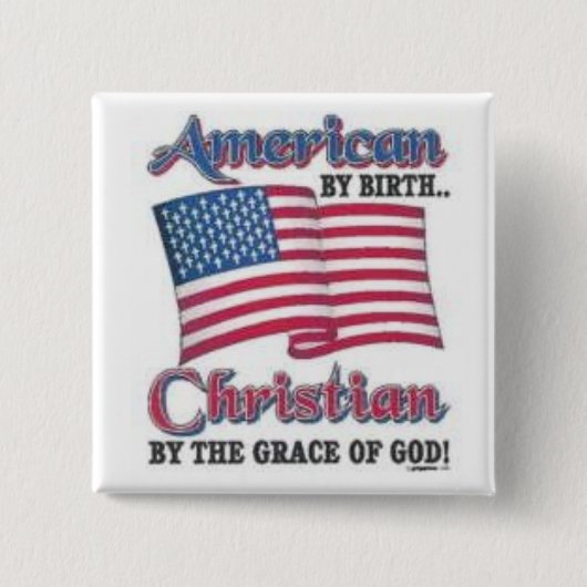 Christliche USA Button (Vorderseite)