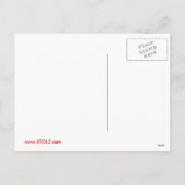 Christliche Valentinsymbole - Orange v1 Feiertagspostkarte (Rückseite)