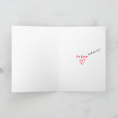 Christliche Valentintagskarte Karte (Innenseite)