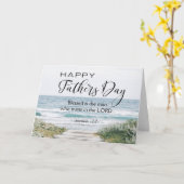 Christliche Vatertag Bibel Verse Ocean View Karte (Gelbe Blume)