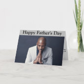 Christliche Vatertagskarte Karte (Vorderseite)