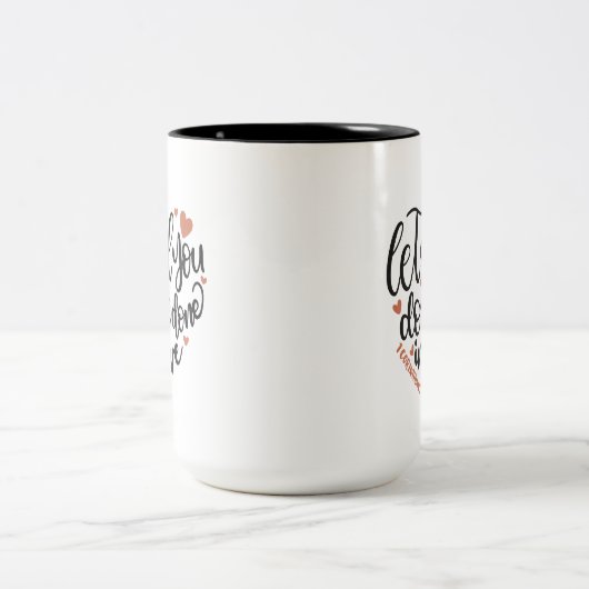 Christliche Verse ✝️ alles, was Sie in der Liebe g Zweifarbige Tasse (Mittel)