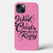 Christliche Verse Case-Mate iPhone Hülle (Rückseite)