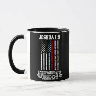 Christliche Verse der Feuerwehrbibel der dünnen ro Tasse