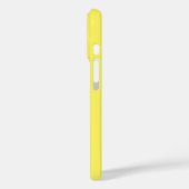Christliche Verse Gelbe Monogramm Case-Mate iPhone Hülle (Rückseite / Links)