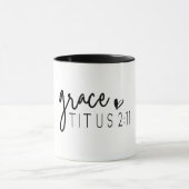 Christliche Verse/Grace Titus 2:11 Tasse (Zentrum)