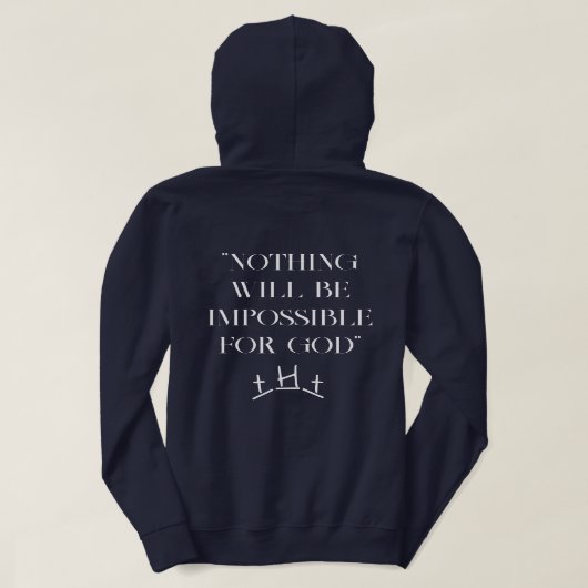 Christliche Verse Hoodie (Design Rückseite)