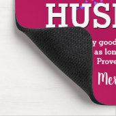 Christliche Verse | I LIEBE MEIN HUSBAND Mousepad (Ecke)