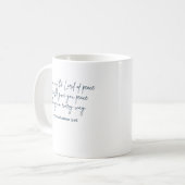 Christliche Verse Kaffeetasse (Vorderseite Links)