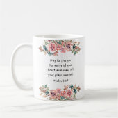 Christliche Verse Kaffeetasse (Links)