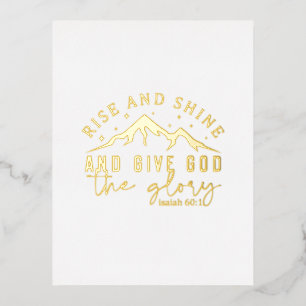 Christliche Verse nach der Postkarte