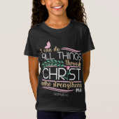 Christliche Verse Philippinen 4:13 T-Shirt (Vorderseite)