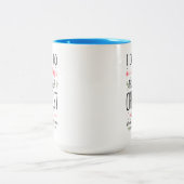 Christliche Verse Philippinen 4:13 Zweifarbige Tasse (Mittel)