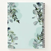 Christliche Verse Philippinen 4 8 Eukalyptus Notizblock (Rückseite)