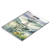 Christliche Verse Philippinen 4 8 Landschaft Notizblock (Linke Seite)