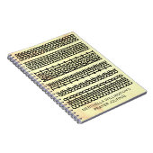 Christliche versteckte Nachricht KIND AM MEISTEN G Notizblock (Rechte Seite)