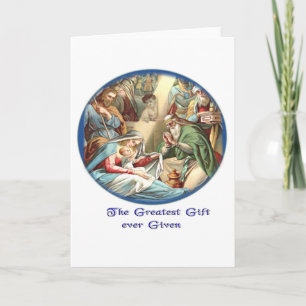 Christliche Verwaltungsszene Feiertagskarte