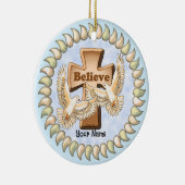 Christliche Verzierung durch Glory Cross Keramik Ornament (Rechts)