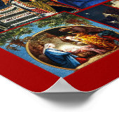 Christliche Vintage Geburt Poster (Ecke)