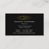 Christliche Visitenkarte (Rückseite)