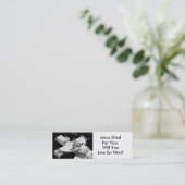 Christliche Visitenkarten Mini Visitenkarte (Stehend Vorderseite)