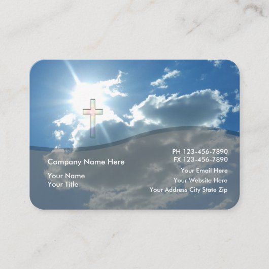 Christliche Visitenkarten Visitenkarte (Vorderseite)