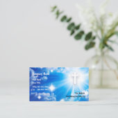 Christliche Visitenkarten Visitenkarte (Stehend Vorderseite)