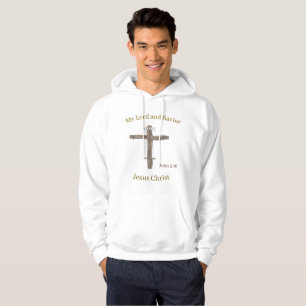 Christliche Vorder- und Rückseite Bibelvers Hoodie