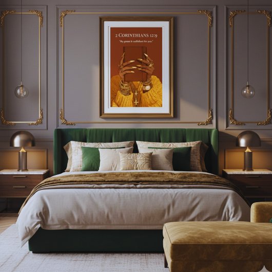 Christliche Wall Art | Bibelschrift Fotodruck