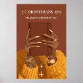 Christliche Wall Art | Bibelschrift Poster (Vorne)