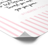 Christliche Wand Art Deco Rosa Girl Room Poster (Ecke)