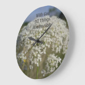 Christliche Wand-Uhr Große Wanduhr (Winkel)