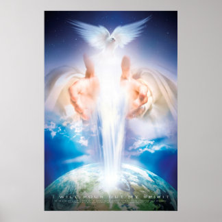 Christliche Wandkunst - HOLY SPIRIT Poster